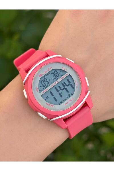 Jaga Dijital 2 Yıl Garantili Alarm+Kronometre+Işık Ve Takvimli 5 Atm Genç Spo...