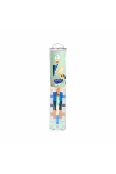 Plus Plus Plus-Plus construction set, 15 large pieces tube, breeze colors