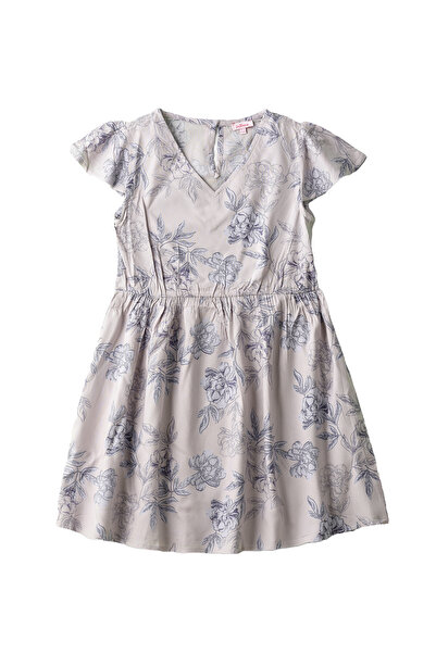 Basicxx Girls Woven Viscose Floral Dress