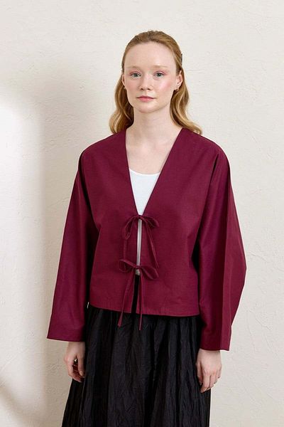 Ceylan Otantik Jachetă Plum 2 Bow