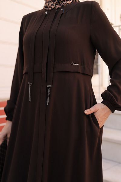 KADEEM Allerli Kiloş Laced Abaya - 9041