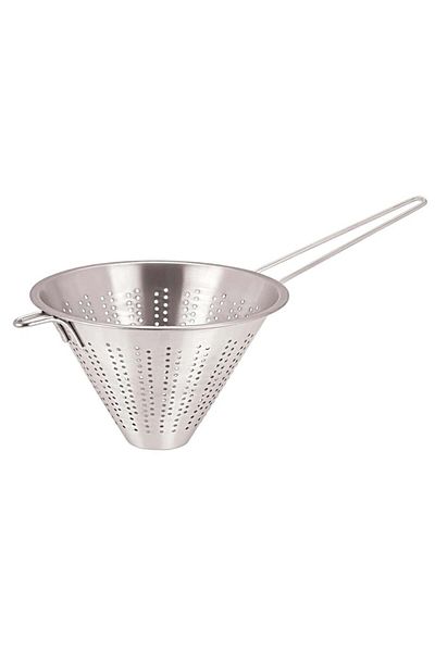 PUFO Deep Metal Colander With Handle, Ø18 X 14 Cm