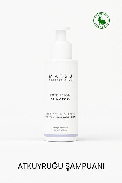 MATSU Hair Scalp Strengthening Extension Fast Growth Hair Care Shampoo for Slow Growing Hair 100 ml
