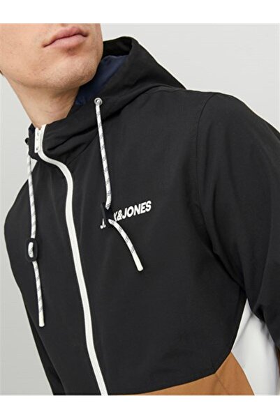 Jack & Jones JJERUSH KAPUCNIS BOMBER NUGUS Fekete