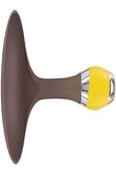 CLASSYTOUCH Nylon Solid Serving Spoon – Grey & Yellow, Heat-Resistant & Non-Stick Cookware Safe