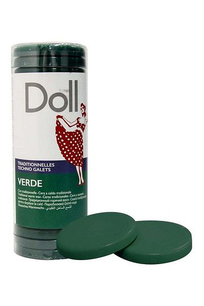 DOLL Verde Hair Removal Wax Galets Green