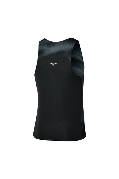 MIZUNO Ανδρικό αμάνικο μπλουζάκι Dryaeroflow Graphic Tank μαύρο