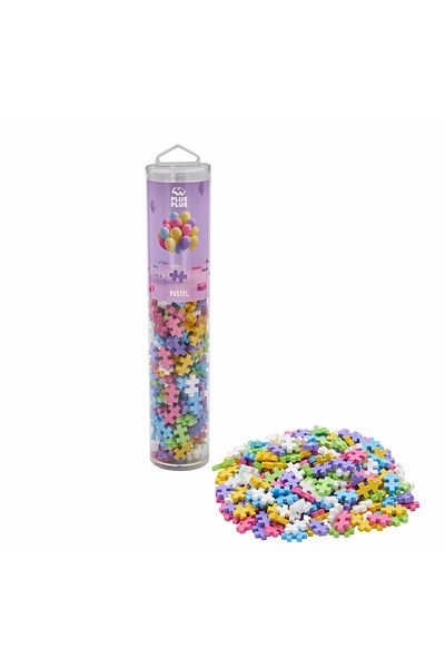 Plus Plus Set constructie Plus-Plus, tub 240 piese, Pastel Mix