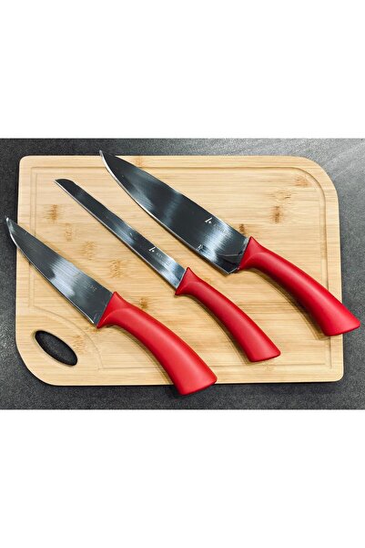 Aryıldız ARYILDIZ HANDY BIÇAK SETİ 3 LÜ BORDO ZEV82240