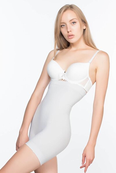 Asistiva Ecru Mi Emay 7026 High Waist Leg Corset