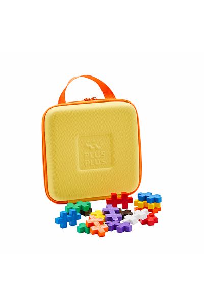Plus Plus Plus-Plus construction set, 15 large pieces, portable, in zipper bag