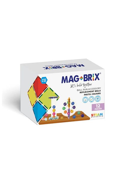 Magblox Wooden marble set for the Magbrix Marble Run marble track