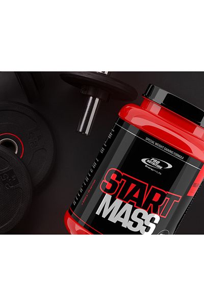 Pro Nutrition Gainer for beginners, Start Mass Bottle 5000g Chocolate