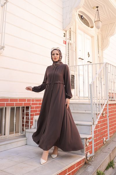 KADEEM Allerli Kiloş Laced Abaya - 9041