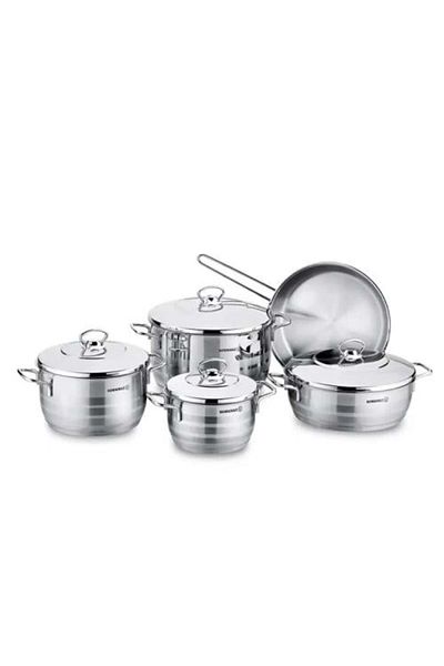 KORKMAZ Korkmaz Astra 9pcs Cookware Set- A1900