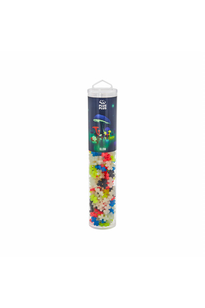 Plus Plus Set constructie Plus-Plus, tub 240 piese, Glow Mix, culori fluoresc...