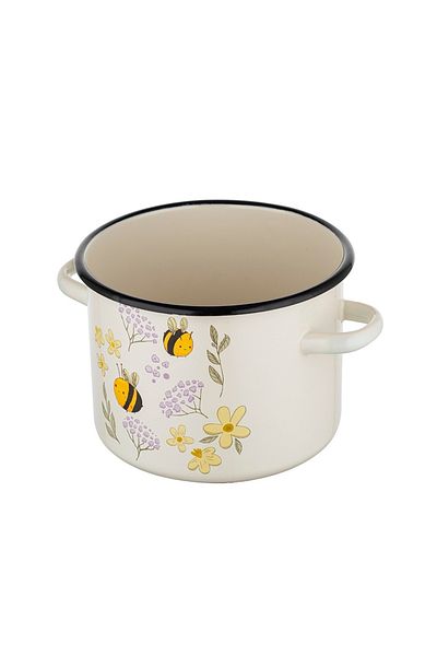 FLORINA Enamel pot 3.2 l Albina model