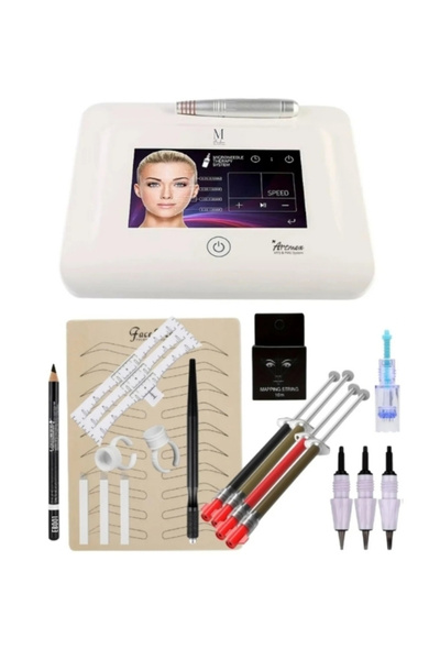 Artmex Mts & Pmu System V11 Kalıcı Makyaj Seti Mudan 10 Parça Profesyönel Kal...