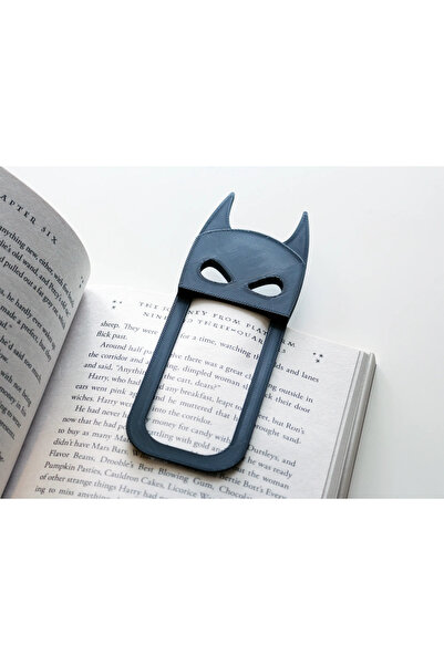 Cypnova Batman Bookends Black 3 Pieces – Book Organizer in Superhero Style