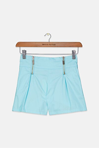 Fun & Fun Toddler Girls Plain Shorts, Turquoise
