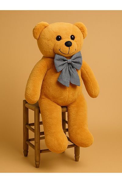 Princess Bear 80 cm Plush Bow Tie Domestic Production