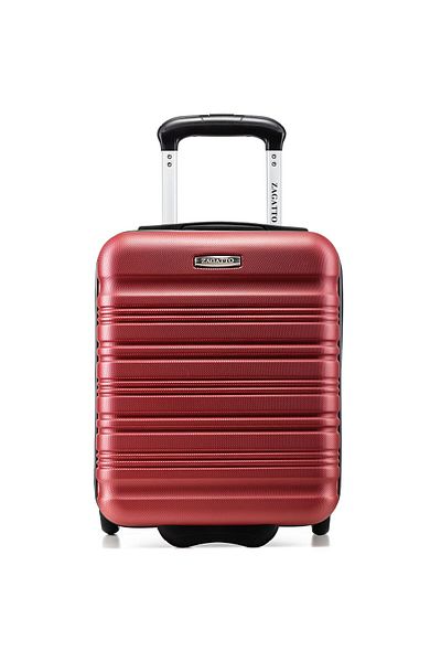 zagatto ® Zg508 Abs Xs Cabin Trolley, 20l, 40x30x20 Cm, Red, Wizz Air Hand Luggage Compatible