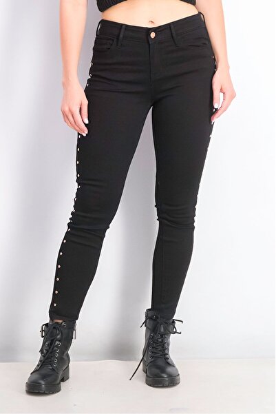 Guess Women Skinny Fit Stretchable Denim Jeans, Black