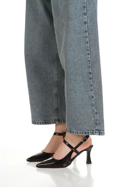Satenora Stiletto cu spatele deschis Viviane Black