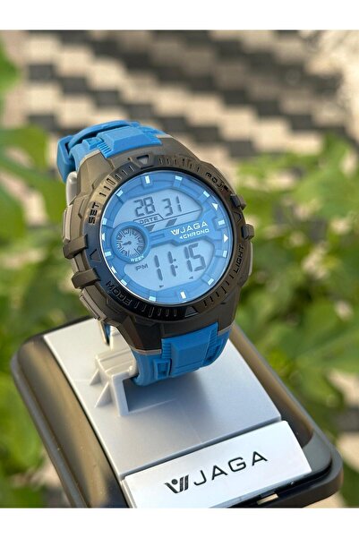 Jaga Dijital 2 Yıl Garantili Alarm+Kronometre+Işık Ve Takvimli 5 Atm Genç Spor Erkek Kol Saati JG017