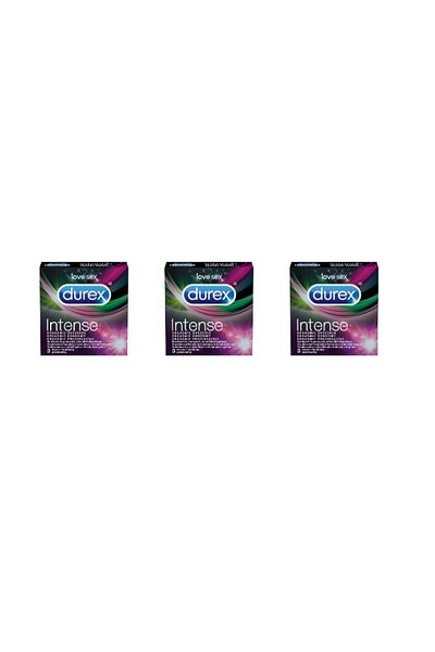 Durex Prezervative 3x Set Intense Pleasure - Total 9 Prezervative
