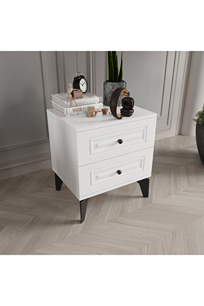 DRNHOME NİL BEYAZ KOMODİN