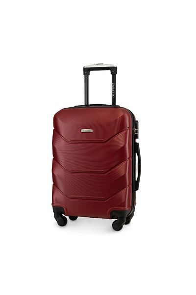 zagatto ® Zg504 Abs Cabin Trolley, 35l, 55x40x20 Cm, D. Red, Ryanair/wizz Air Compatible