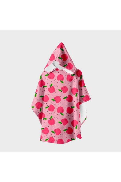 SLIPSTOP Mela Cotton Hooded Upf 50+ Protected Towel Poncho Girls Poncho Sp 2311000005