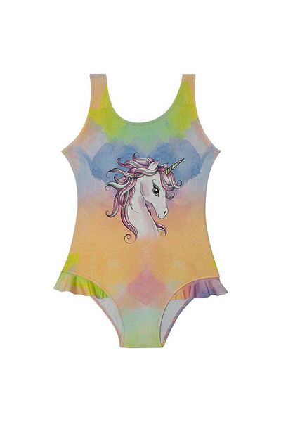 SLIPSTOP Girl's Royal Swimsuit Sm21110164 10-11