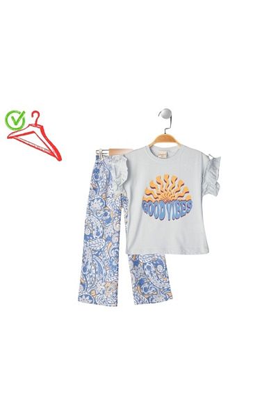 Atabay Kids ATABAY 359-04-25 COSTUME FETE CU MODEL GOOD VIBES IMPRIMAT IMPRIMAT 5/9 ANI