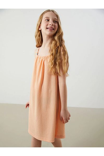 LC Waikiki Κοντό φόρεμα για κορίτσια Mercan Basic Beaded
