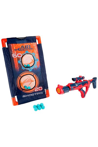 ACTION ONE Pusca Action One Air Blasters cu luneta, 12 mingi de burete EVA si tinta, 52x30x47 cm