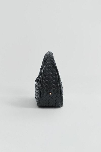 Suud Collection Black Joli Mini Leather Bag