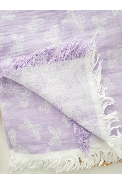 artıbebe 100% Cotton Butterfly Baby Muslin Blanket |   Breathable Multi-Purpose Swaddle and Blanket |   Plus Bebe