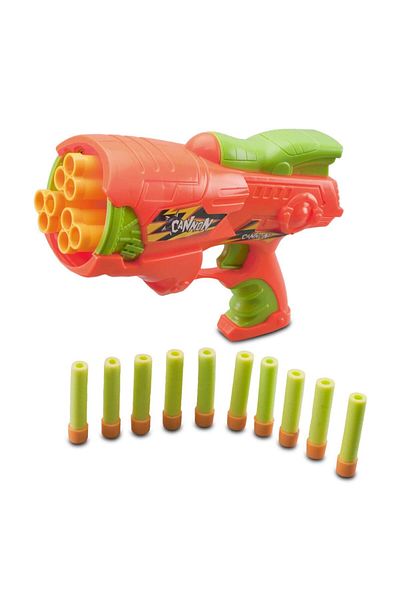 ACTION ONE Pistol jucarie CANON Blaster Portocaliu