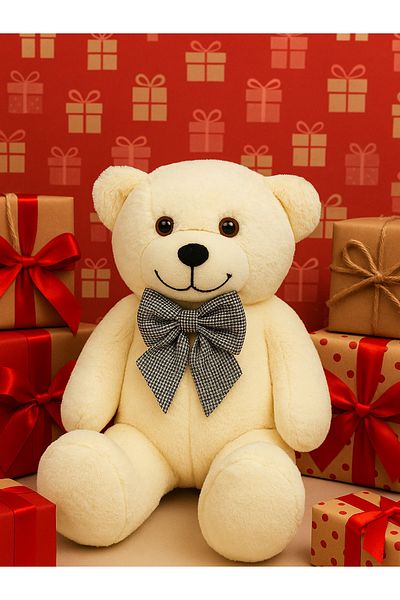 Princess Bear 80 cm Plush Bow Tie Domestic Production