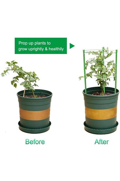 zola Suport pentru plante si flori, forma cerculara, diametru 19 cm, verde