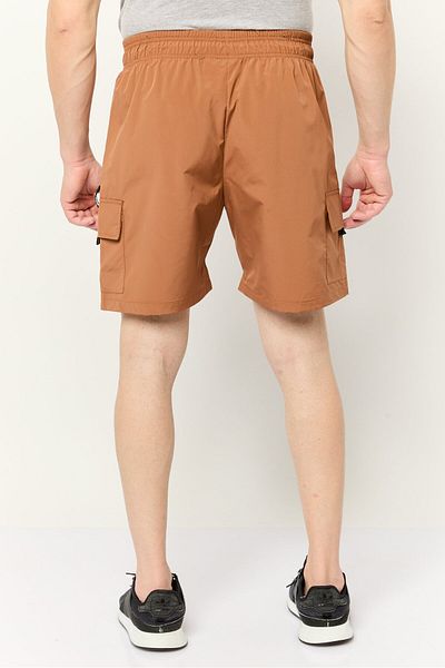 Athletex Men Sportswear Fit Solid Outdoor Shorts, Brown