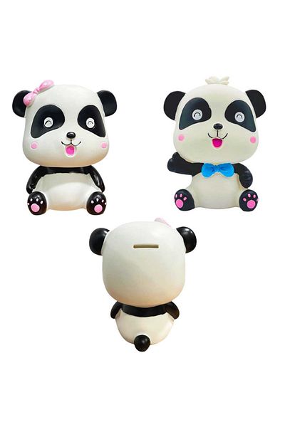 Art Tone Mission Kumbara Cute Panda Plastic 18 cm 1 Pc