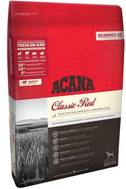 Acana Classic Red Kuzulu Ve Sığırlı Tahılsız Köpek Maması 2 kg