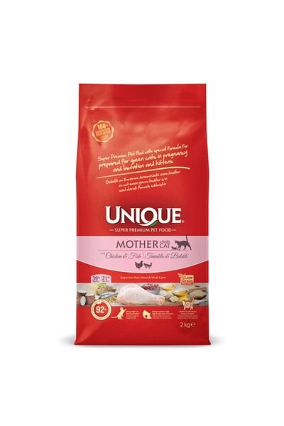 Unique Anne Ve Yavru Kedi Maması Tavuklu&Balıklı 2 kg