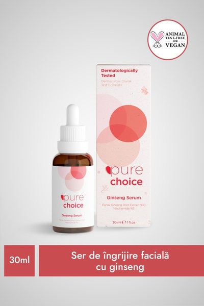 Pure Choice Ser de îngrijire facială cu ginseng 30ml