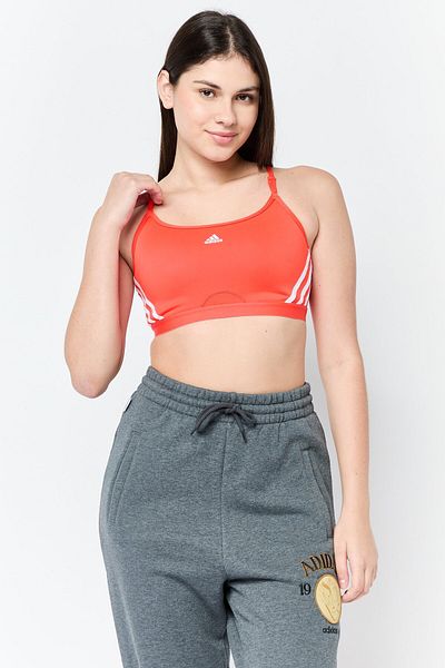 adidas Women Padded Sports Bra, Orange