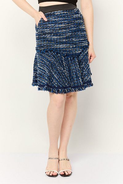 Karl Lagerfeld Women Textured Mini Skirt, Multicolor