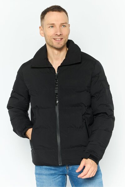 Michael Kors Men Brand Logo Puffer Jacket, Black